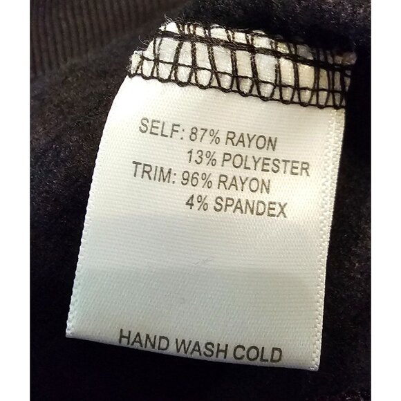 Jane + Delancey Black Abstract Print Tunic Top Sz 1X Lagenlook Cozy Comfort - Picture 6 of 10